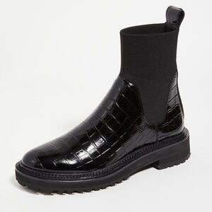 Loeffler Randall Bridget Chelsea Combat Boots Size 5